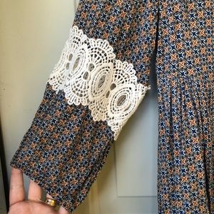Lace Sleeve Umgee Shirt